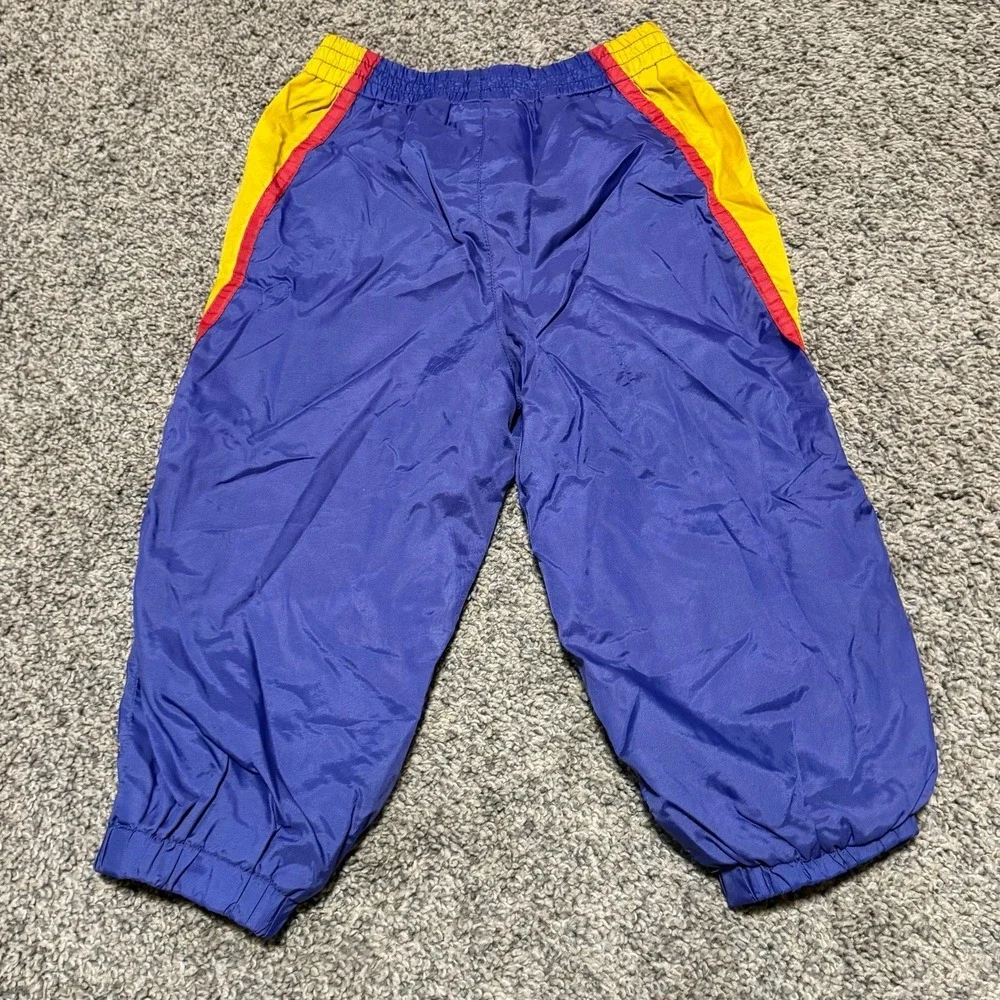 Vintage Reebok Kids Tracksuit Windbreaker Jacket Pants Set Size 2T Purple